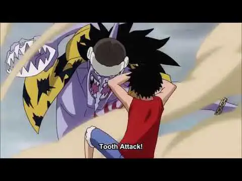 Luffy vs Arlong: Pertempuran Kunci di Arc Arlong Park Luffy melawan Arlong dalam pertarungan yang menegangkan di One Piece.