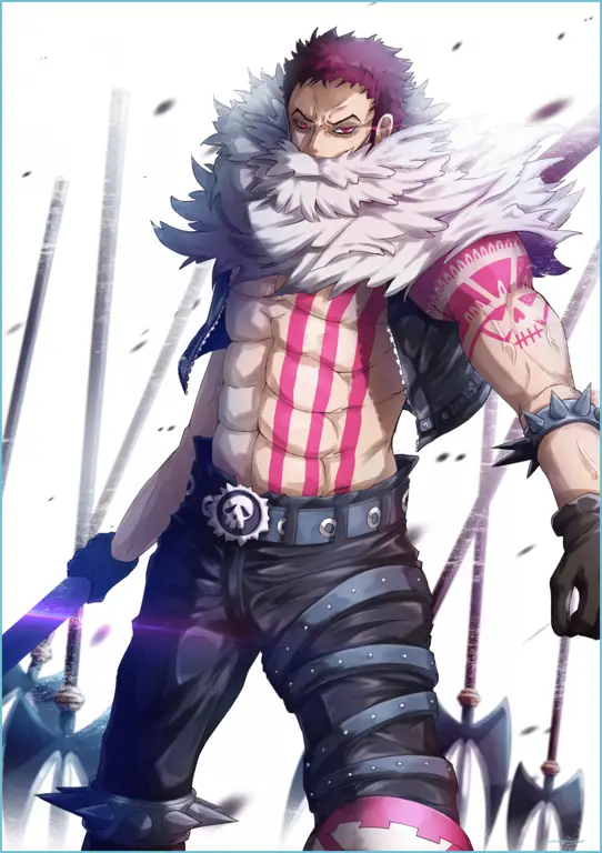 Luffy vs Katakuri: Pertempuran yang Menguji Batas Kemampuan Luffy Pertarungan sengit antara Luffy dan Katakuri di Whole Cake Island.