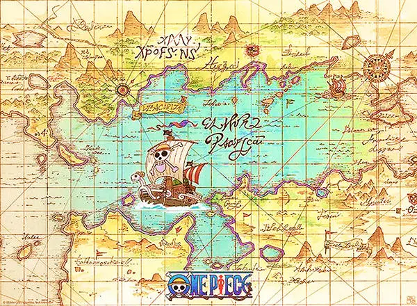 Misteri Peta Harta Karun One Piece Peta harta karun One Piece yang misterius