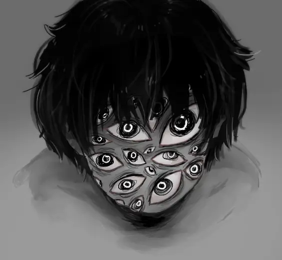 Karakter Anime yang Menakutkan Gambar karakter anime yang menyeramkan
