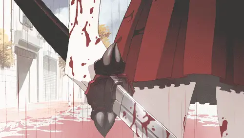 Pertarungan sengit mempertaruhkan nyawa Gambar adegan pertarungan brutal dalam anime