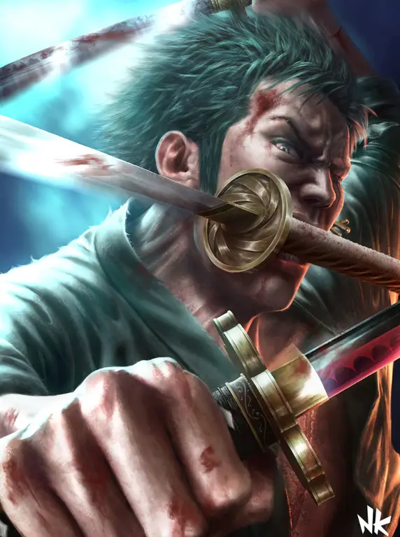 Kreativitas penggemar One Piece Contoh fan art One Piece