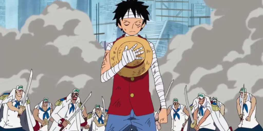 Pertempuran Besar di Marineford Pertempuran Marineford di One Piece