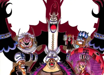Horor di Pulau Thriller Bark Gambar dari Arc Thriller Bark di One Piece