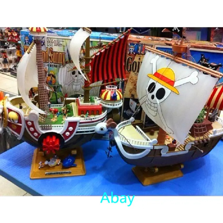Kapal Thousand Sunny berlayar menuju petualangan Gambar kapal Thousand Sunny, kapal kru Topi Jerami