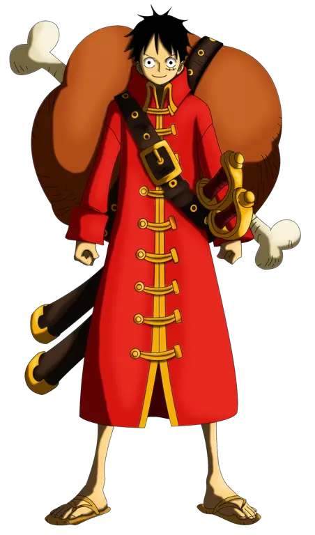 Monkey D. Luffy, sang Kapten Gambar Monkey D Luffy, kapten dari Bajak Laut Topi Jerami