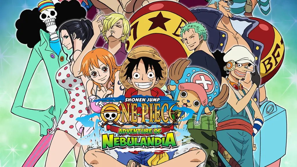 Petualangan Mencari One Piece Gambar Luffy dan kru Topi Jerami berpetualang