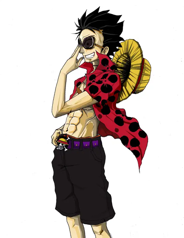 Luffy, Kapten Bajak Laut Topi Jerami Gambar Monkey D. Luffy
