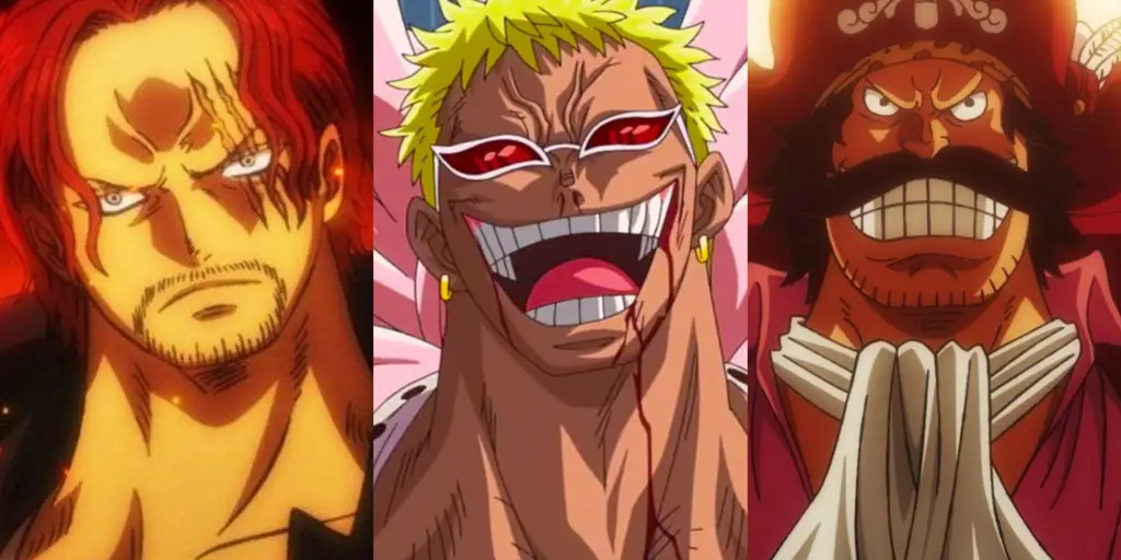 Kru Topi Jerami dalam petualangan mereka Gambar para karakter One Piece