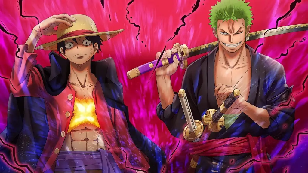 Petualangan Luffy dan Kru Topi Jerami Luffy dan kru Topi Jerami berlayar di lautan