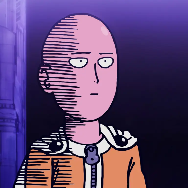 Saitama, sang pahlawan botak dengan kekuatan yang luar biasa Gambar Saitama dari One Punch Man