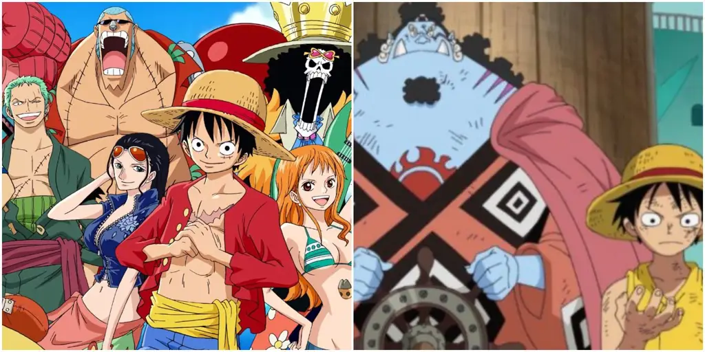 Luffy dan kru Topi Jerami menonton film bersama Luffy dan teman-temannya menonton film