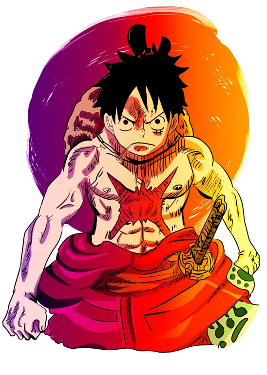 Karya Seni Penggemar One Piece Gambar fanart One Piece dari para penggemar