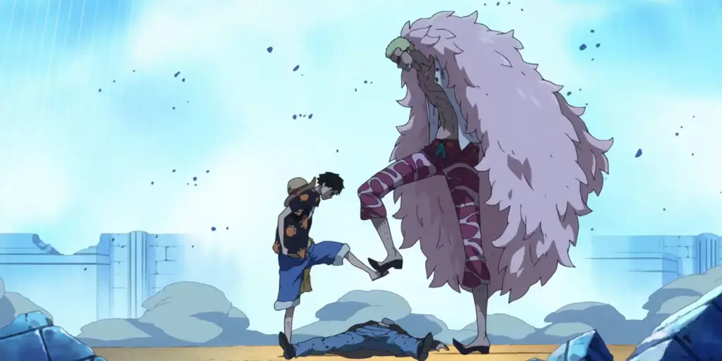 Pertarungan Spektakuler di Dunia One Piece Adegan pertarungan epik di One Piece