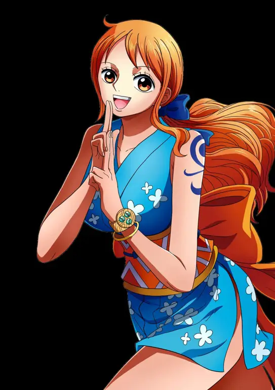 Nami, sang Navigator yang Cerdik Gambar Nami si Navigator dari anime One Piece