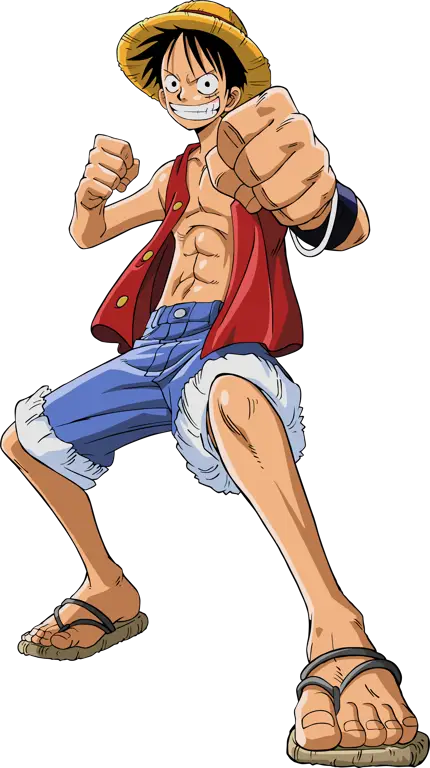 Luffy si Manusia Karet Gambar Luffy, karakter utama One Piece