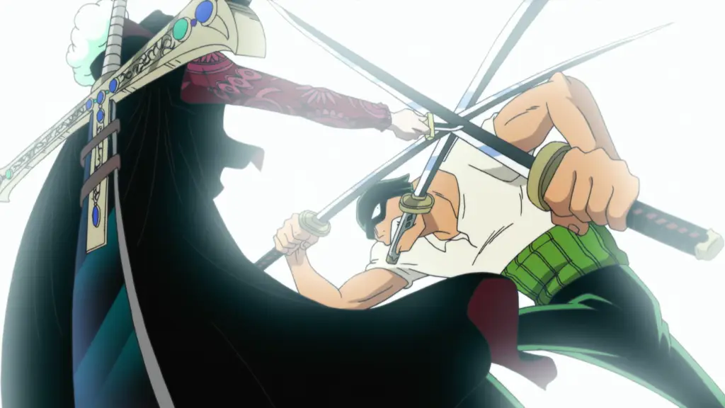 Pertempuran epik di dunia One Piece Adegan pertarungan Luffy melawan musuh yang kuat