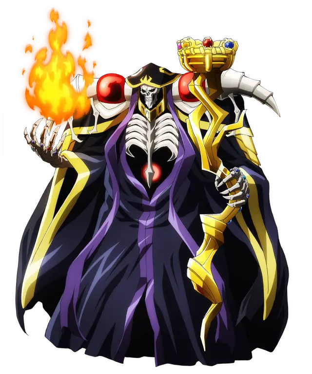 Gambar Ainz Ooal Gown dari anime Overlord