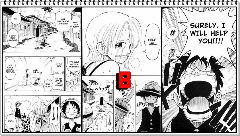 Adegan-adegan menegangkan dan penuh aksi dalam One Piece Gambar adegan menarik dari anime One Piece