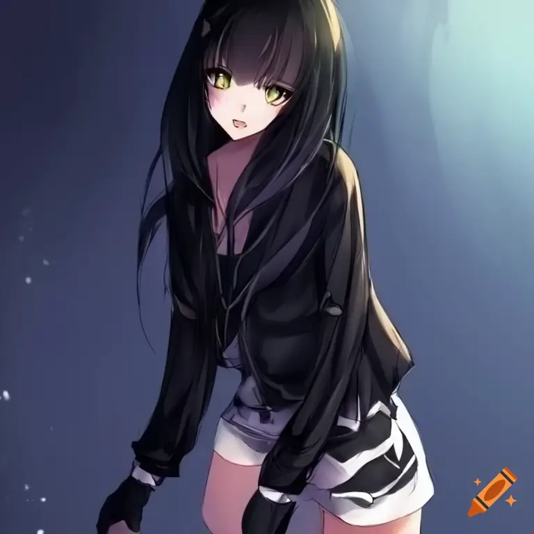 Karakter anime wanita dengan aura misterius Gambar karakter anime wanita misterius