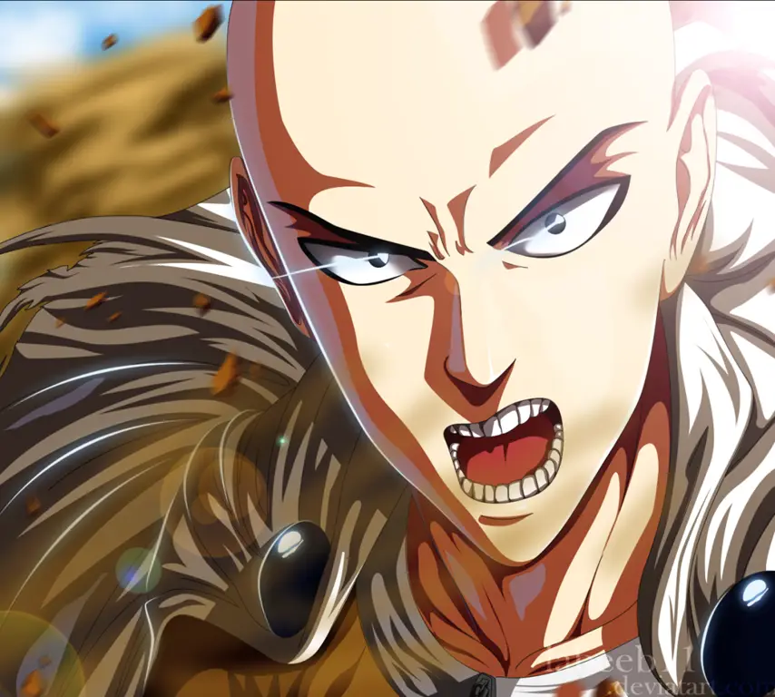 Kekuatan Super yang Menakjubkan Gambar karakter anime dengan kekuatan super