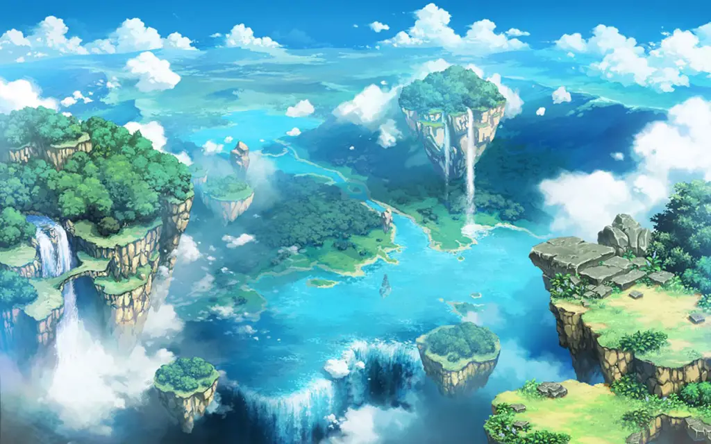 Dunia Isekai yang Menakjubkan Pemandangan Anime Fantasi