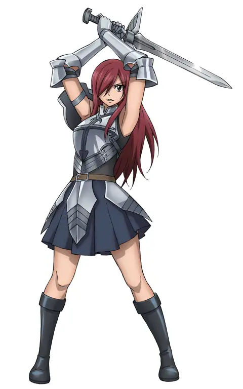 Gambar Erza Scarlet dari Fairy Tail