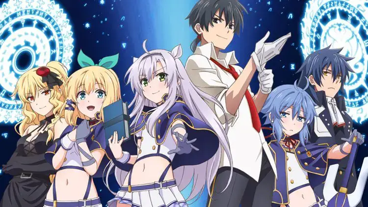 Ilustrasi karakter anime overpower