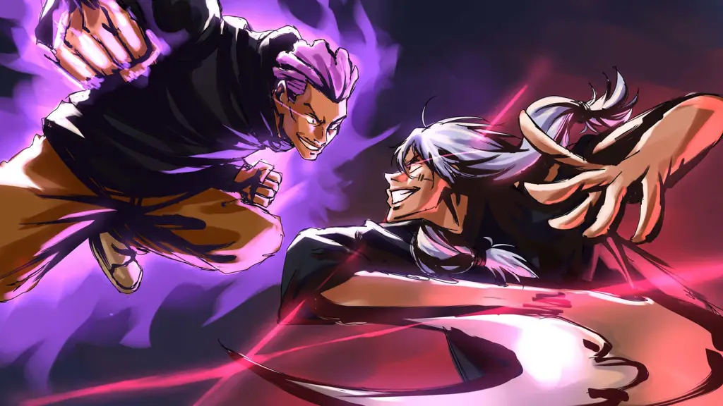 Pertarungan Anime yang Mengagumkan Gambar adegan pertarungan anime yang epik