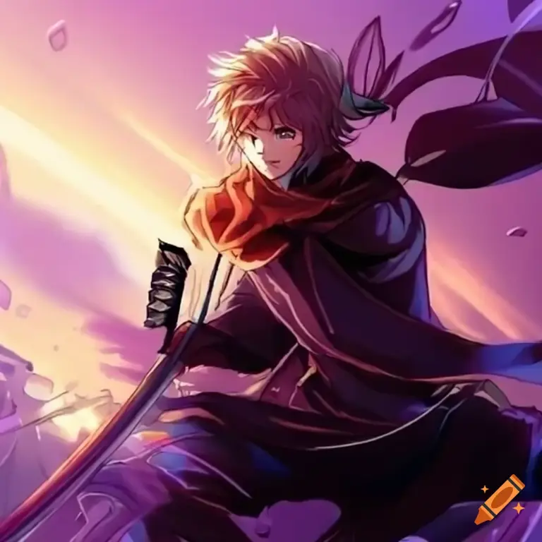 Adegan pertarungan yang menegangkan Adegan pertarungan anime yang epik