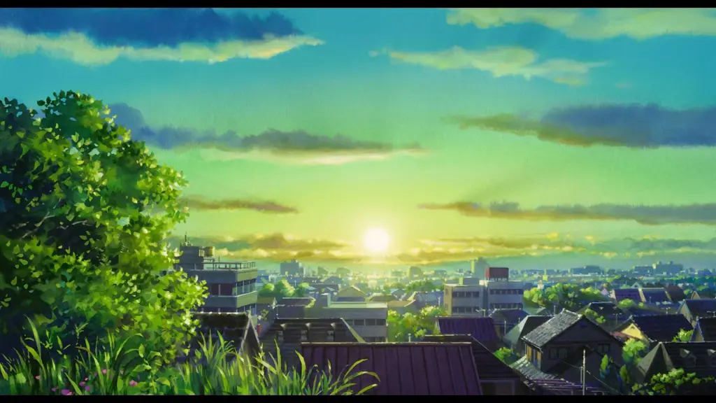 Visual yang Memukau Pemandangan Anime yang Indah