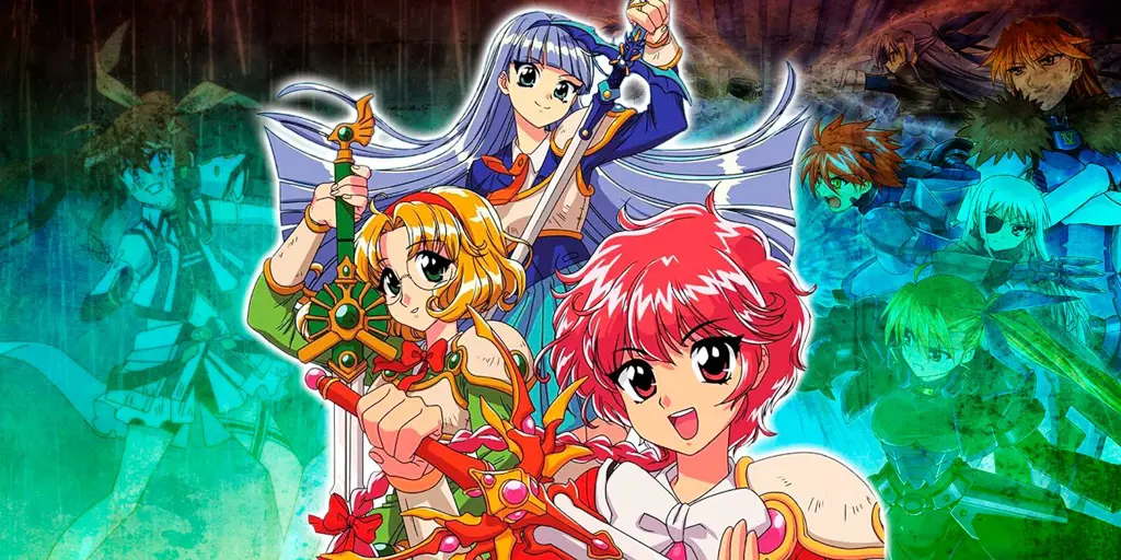 Pertarungan Sihir yang Spektakuler Adegan pertarungan anime dengan efek sihir yang memukau