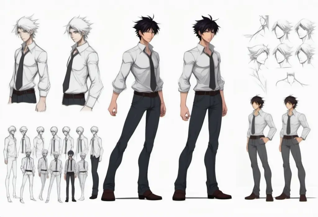 Karakter yang Unik dan Menarik Gambar desain karakter anime yang unik dan menarik