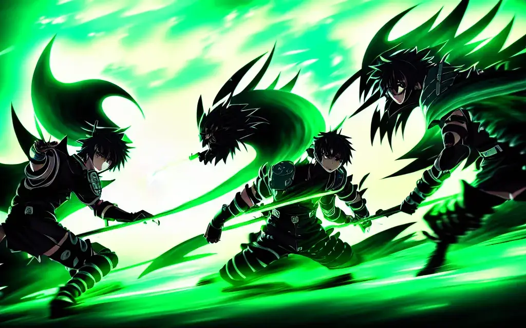 Adegan Pertarungan Anime yang Mengesankan Gambar adegan pertarungan anime yang epik