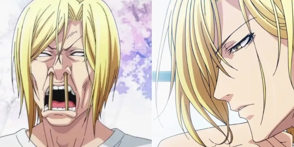 Kekuatan dan Cinta dalam Dunia Anime Gambar karakter anime yang kuat dan sedang jatuh cinta