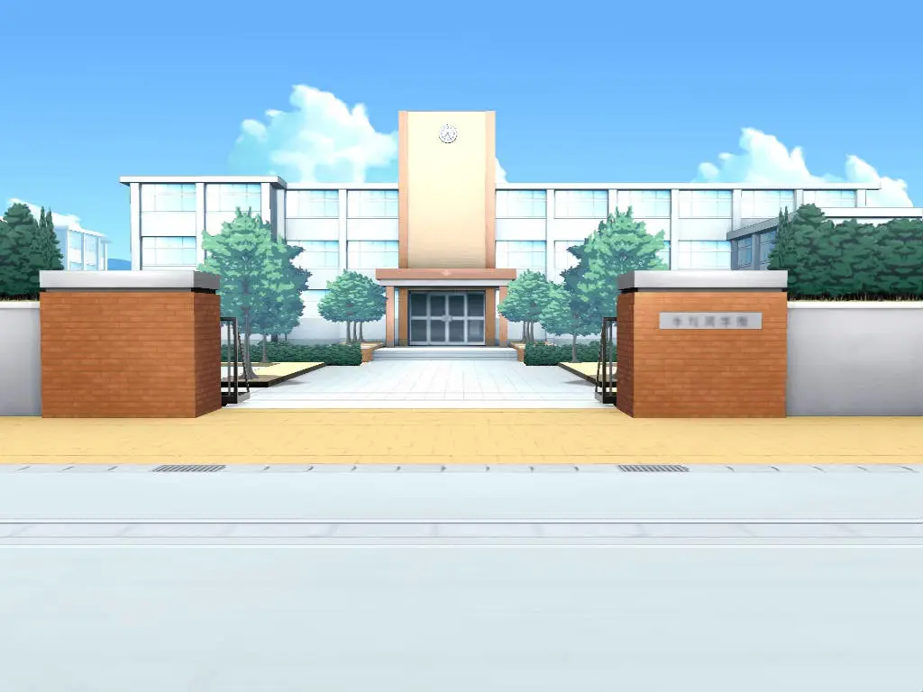 Sekolah sihir yang megah dan indah dalam anime Pemandangan sekolah sihir anime