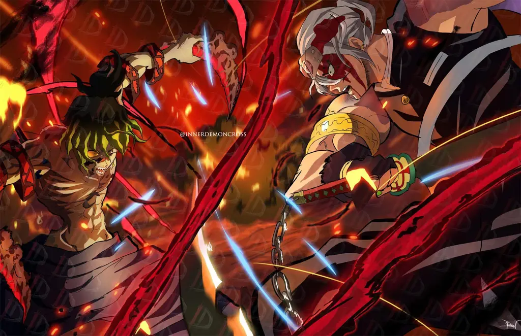 Adegan Pertarungan Anime yang Menakjubkan Gambar adegan pertarungan anime yang epik