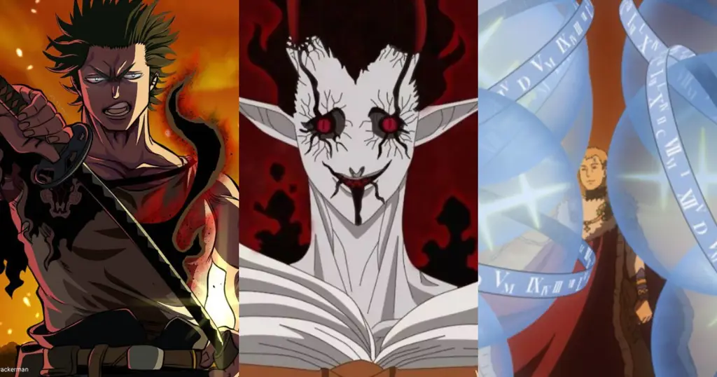 Mantra Sihir Black Clover yang Menakjubkan Gambar berbagai mantra sihir dalam anime Black Clover