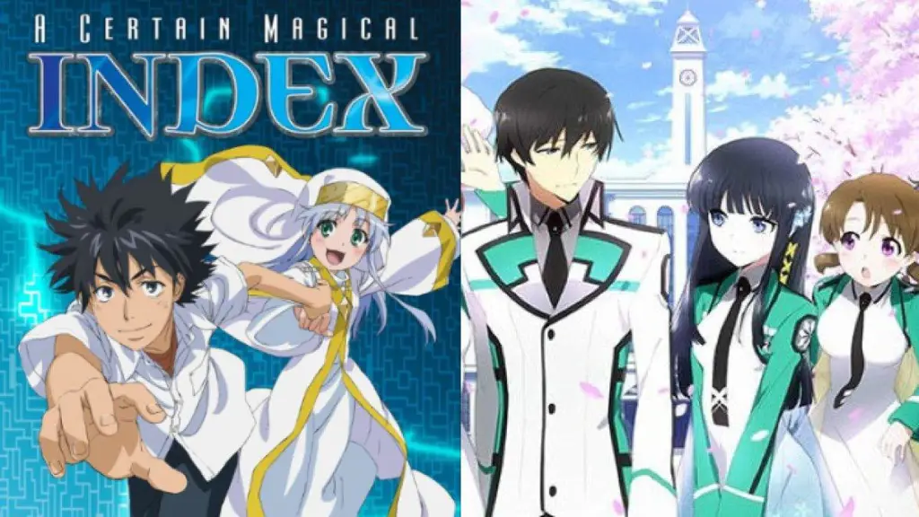 Sihir dalam Opening Anime Cuplikan opening anime yang menampilkan sihir