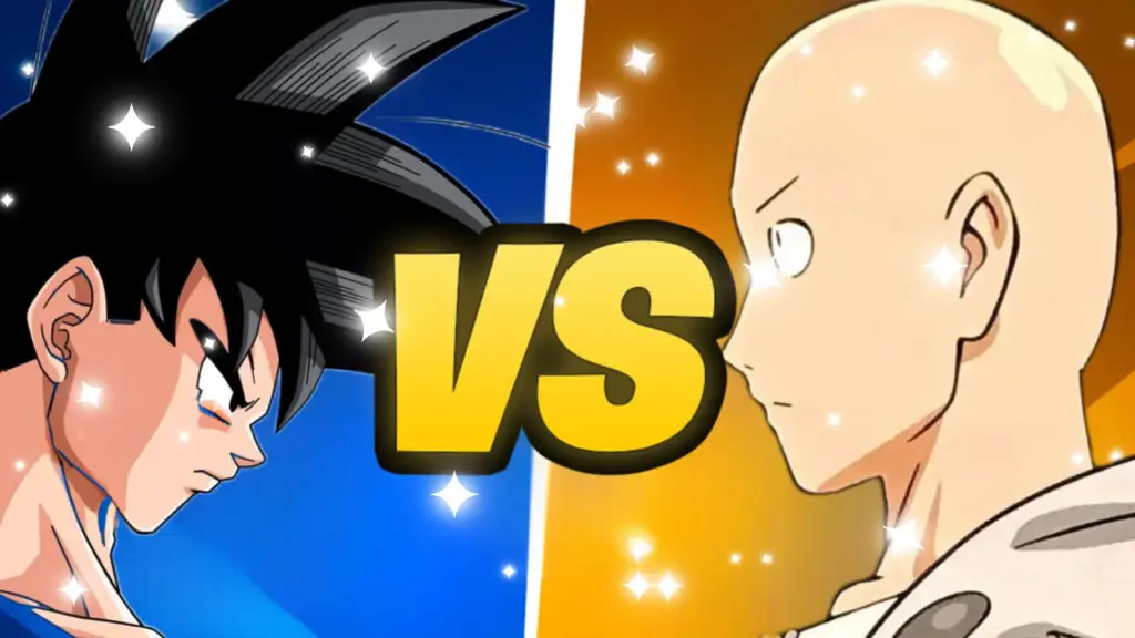 Goku vs Saitama: Siapa yang Lebih Kuat Gambar perbandingan Goku dan Saitama