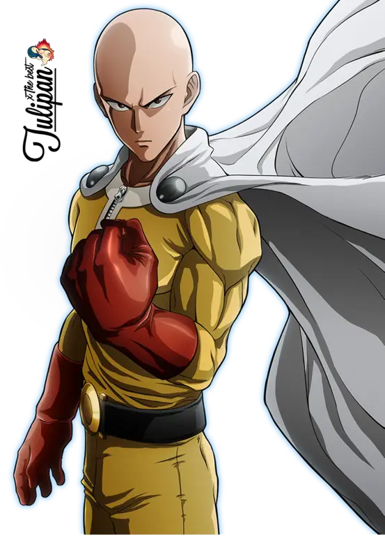 Kekuatan Saitama yang luar biasa Gambar Saitama dari One Punch Man