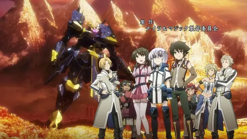 Kekuatan Sihir yang Menakjubkan Adegan pertarungan sihir di sekolah anime