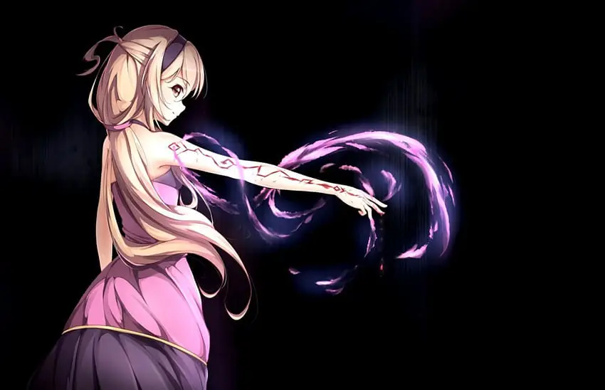 Sihir di Anime Fantasy Gambar adegan sihir di anime fantasy