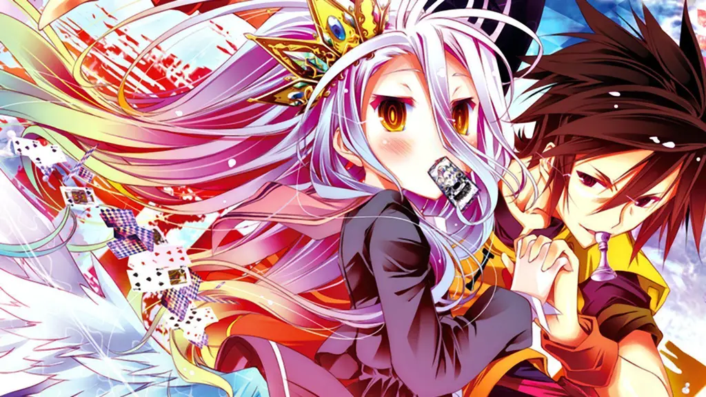 Petualangan di Dunia Game Gambar anime No Game No Life