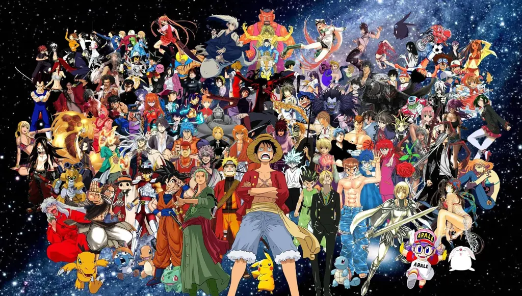 Karakter Anime yang Menarik Gambar berbagai karakter anime