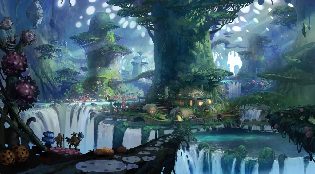 Petualangan Tanpa Batas Dunia fantasi anime yang indah