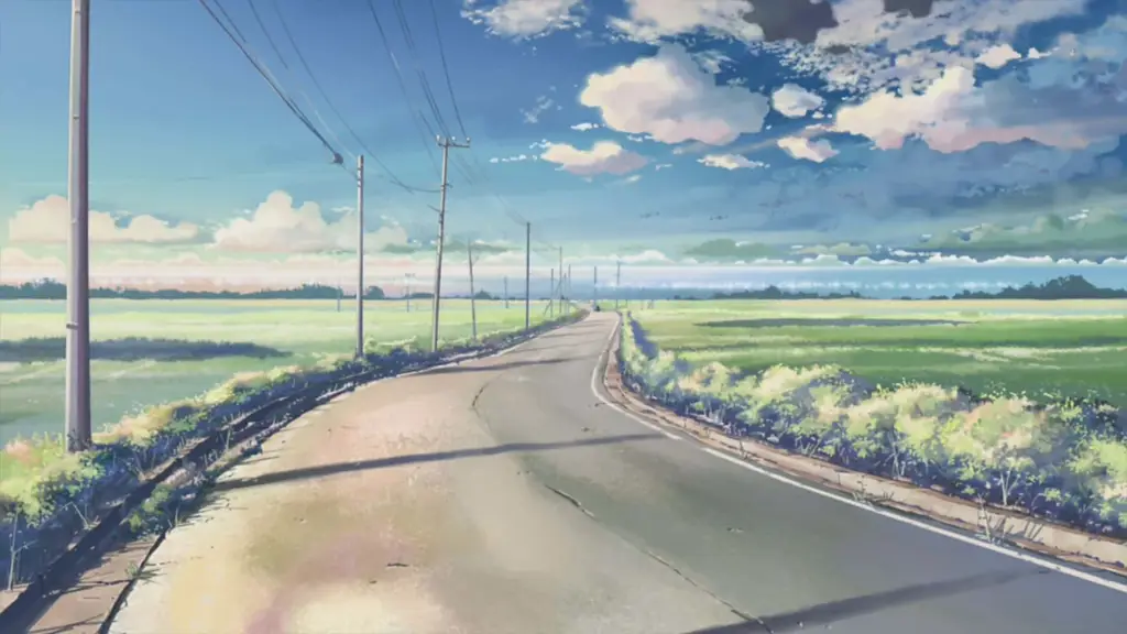 Dunia Baru yang Menawan Gambar pemandangan dunia anime yang fantastis