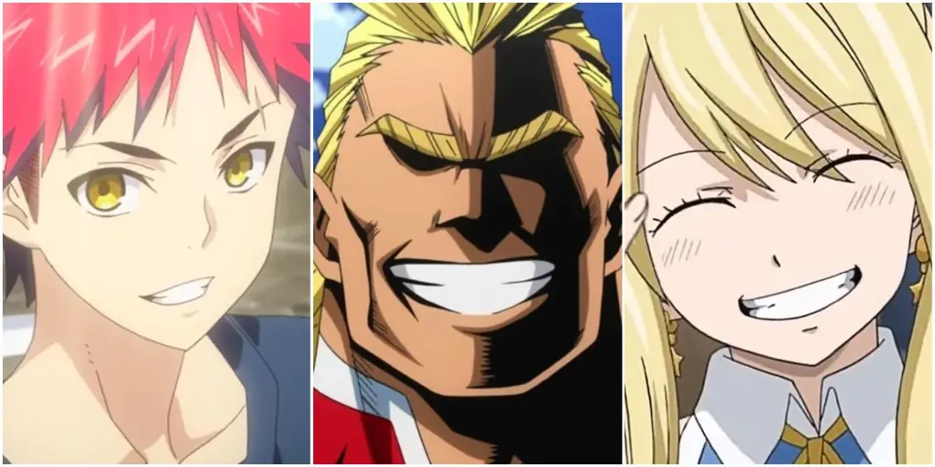 Karakter Anime Bahagia Gambar karakter anime yang bahagia