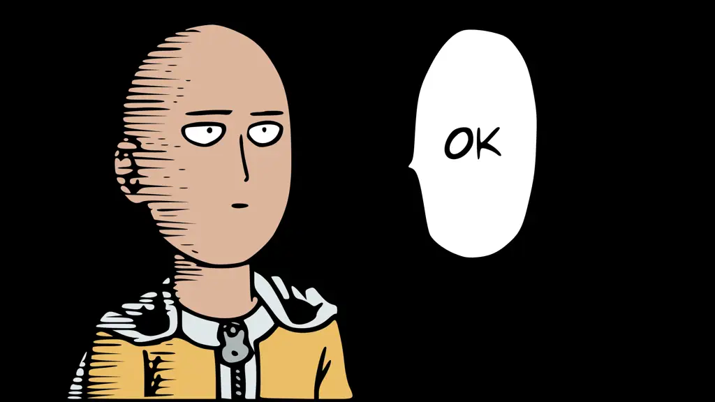 Gambar Saitama dari One Punch Man