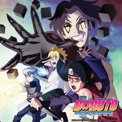 Pertempuran Sengit di Episode 100 Boruto Adegan pertarungan sengit Boruto dan timnya